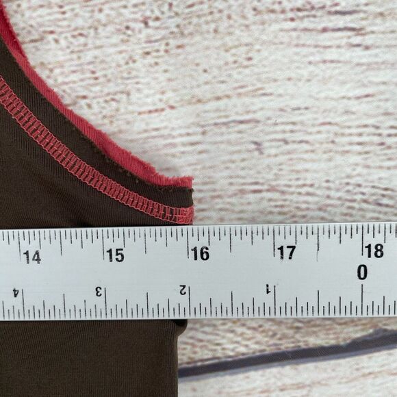 Title Nine Stretch Performance Tank Top Women's Size Small Brown/Pink - Picture 6 of 7